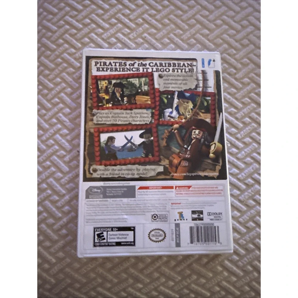 LEGO Pirates of the Caribbean The Video Game (Nintendo Wii 2011)‎ With Manual